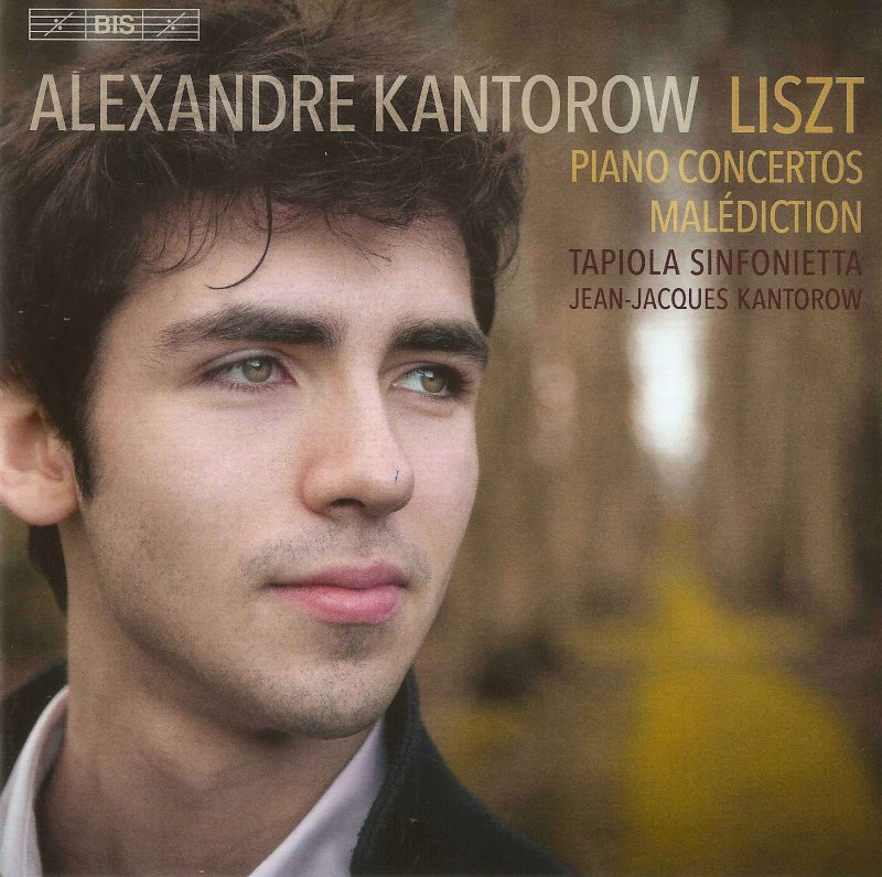 Alexandre Kantorow Portada Disco Liszt