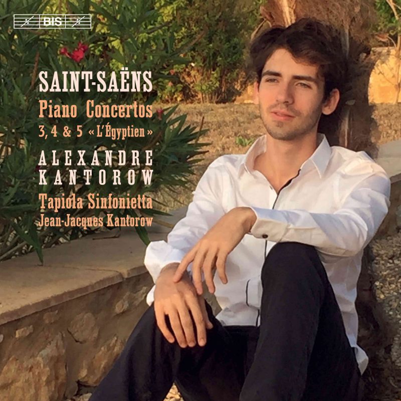Alexandre Kantorow Portada disco Saint-Saëns Bis