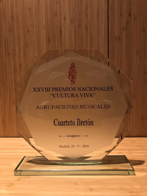 Cuarteto Bretón Premio Musica Viva Festival Cristóbal Halffter
