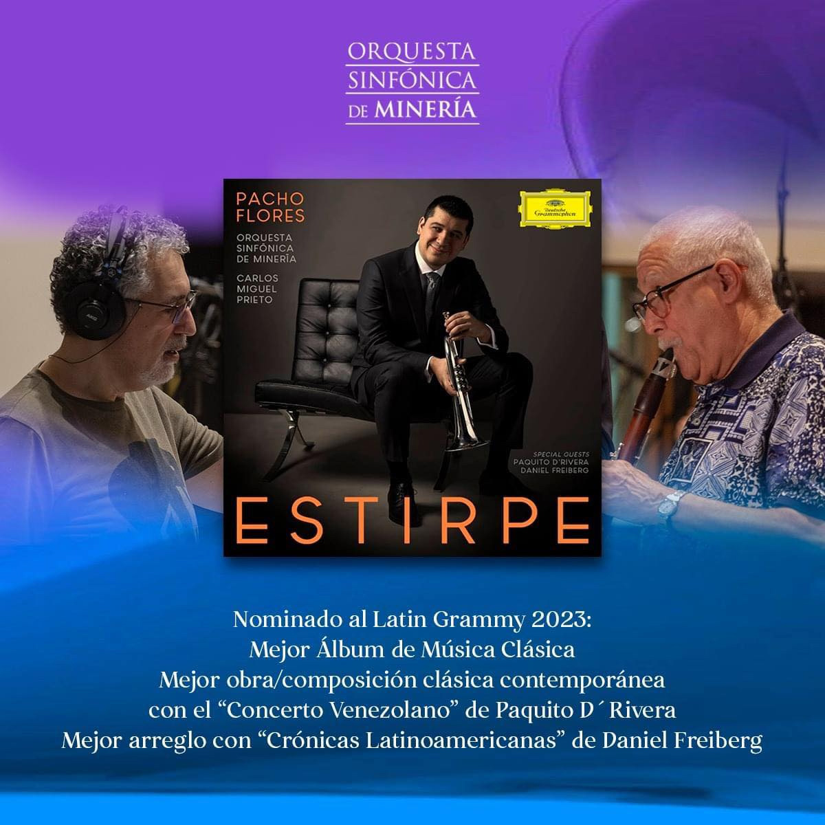 ESTIRPE, de Pacho Flores, nominado a los Grammy Latinos
