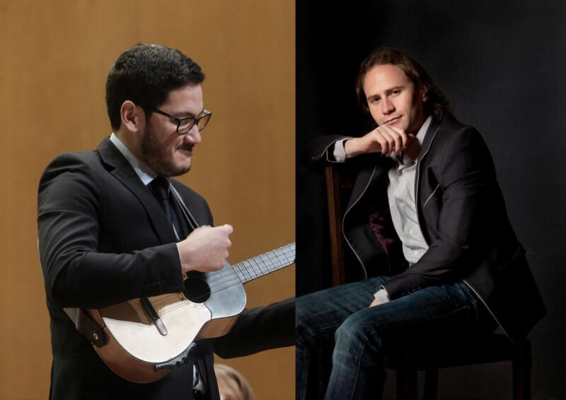 Christian Vásquez y Leo Rondón con la Filarmónica Báltica
