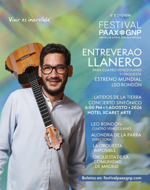 leo rondon alondra de la parra festival paax